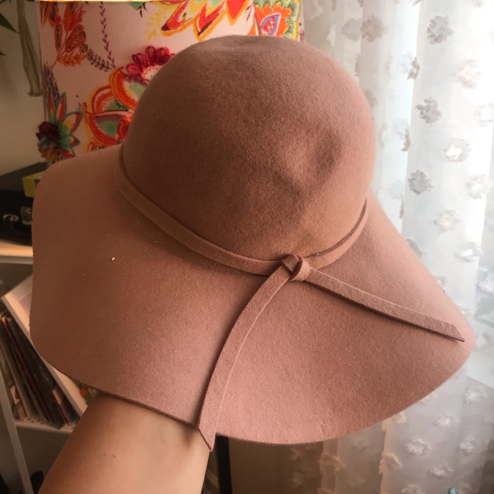 Brand new Pink wool sun hat